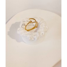 Δαχτυλίδι Χρυσό 14K - Γυναικείο, Ανοιχτό με Ζιργκόν (RI554)